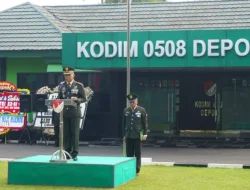 Dandim 0508/Depok Bacakan Amanat Panglima TNI pada HUT ke-81 TNI