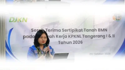 Kantah Kabupaten Tangerang Serahkan 8 Sertipikat Aset BMN untuk Dukung Pembangunan Jalan Tol Tangerang–Merak
