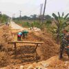 Lanjutkan Program Asta Cita Prabowo Menyentuh Desa, Jembatan Beton Dibangun Kodim 0509 Hubungkan Warga Cibarusah