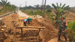 Lanjutkan Program Asta Cita Prabowo Menyentuh Desa, Jembatan Beton Dibangun Kodim 0509 Hubungkan Warga Cibarusah